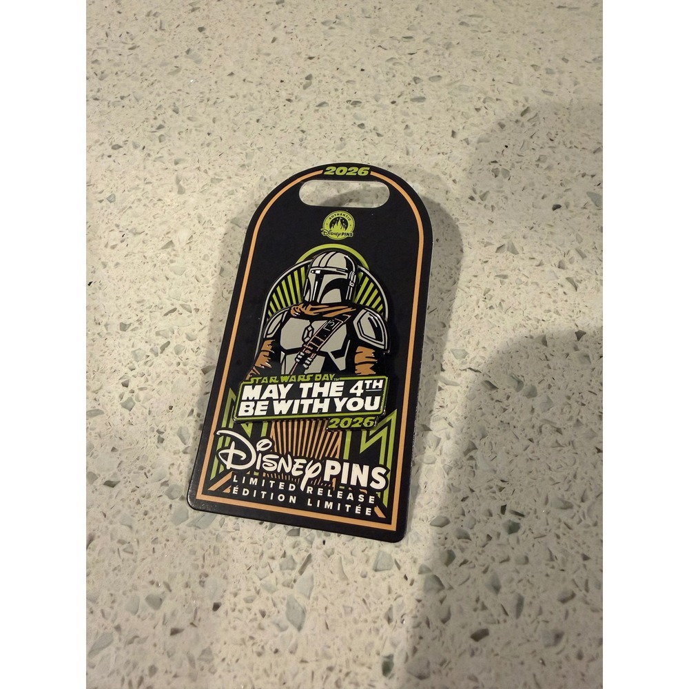 2026 Disney Star Wars May the 4th Mandalorian Limited Release LR Pin